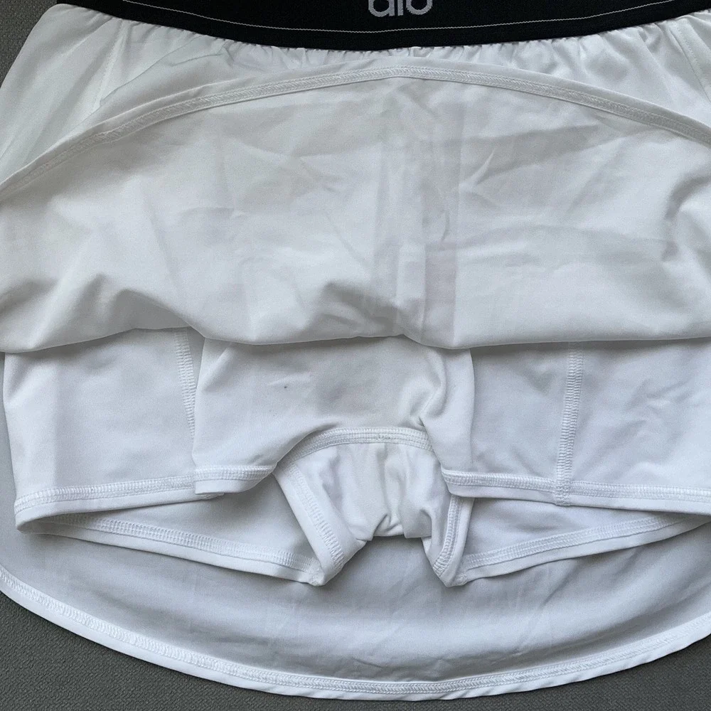 Alo Match Point Tennis Skirt White XS
